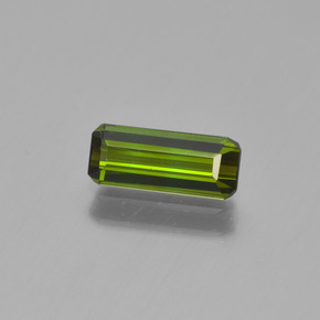 Medium Green Tourmaline Gem - 0.7ct Octagon Step Cut (ID: 450349)