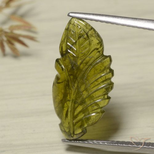 4.75ct Natural Warm Green Tourmaline, Fancy, Translucent