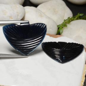 24ct Fantasy Carved Leaf Blue Tourmaline for sale thumb image of 24ct Fantasy Carved Leaf Blue Tourmaline (ID: 472839)