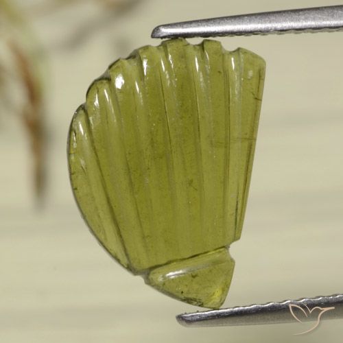 3.33ct Natural Warm Forest Green Tourmaline, Fancy, Translucent