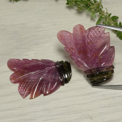 65.9 ct Loose Carved Tourmaline, 35.5 x 25.2 mm From Mozambique, Photo A