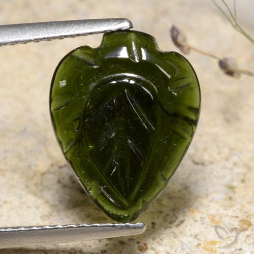 2.71ct Natural Deep Green Tourmaline, Fancy, Translucent