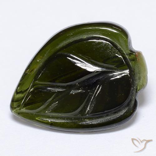 3.63ct Natural Deep Green Tourmaline, Fancy, Translucent