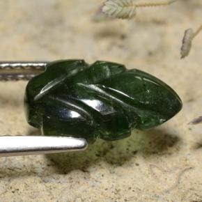 Tourmaline Gemstone in 12 x 8 mm (calibrated) Size for Sale, Tourmaline Stone in Earthy Green Color