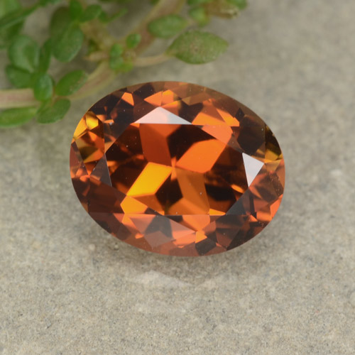 Warm Brown Tourmaline Gem - 2.5ct Oval Facet (ID: 479812)