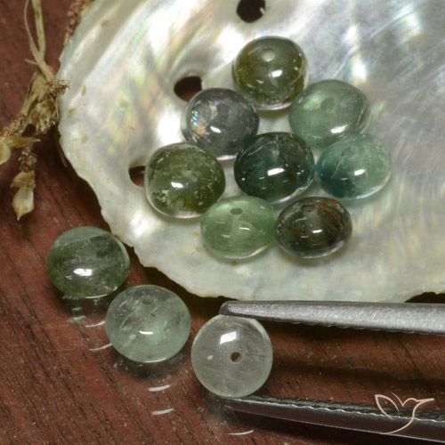 4.61ctw Natural Grayish Green Tourmaline, Fancy, Translucent