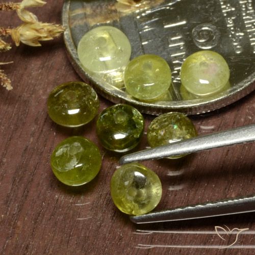 3.16ctw Natural Yellow Green Tourmaline, Fancy, Translucent