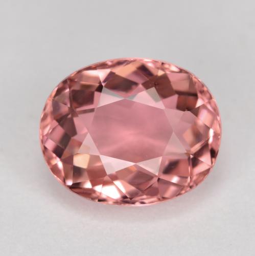 2.4ct Oval Facet Pinkish Orange Tourmaline for sale thumb image of 2.4ct Oval Facet Pinkish Orange Tourmaline (ID: 488577)