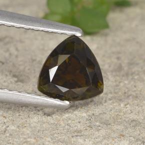 0.8ct Trillion Facet Yellowish Green Tourmaline for sale thumb image of 0.8ct Trillion Facet Yellowish Green Tourmaline (ID: 493726)