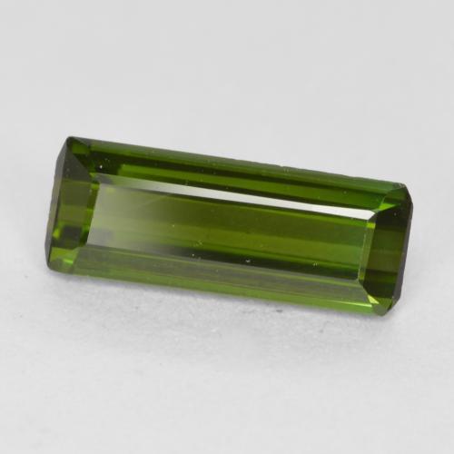 Medium Green Турмалин Камень - 0.9ct Восьмиугольная ступенчатая огранка (ID: 494505)