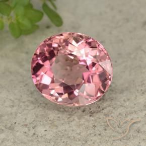 2.69 ct Pink Tourmaline Stone, Natural Tourmaline in Oval Facet Shape for Sale