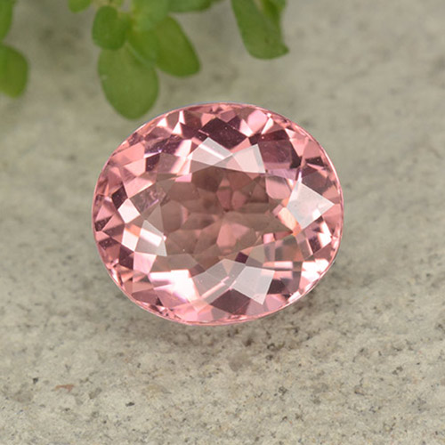 2.4ct Oval Facet Rose Pink Tourmaline for sale thumb image of 2.4ct Oval Facet Rose Pink Tourmaline (ID: 497073)