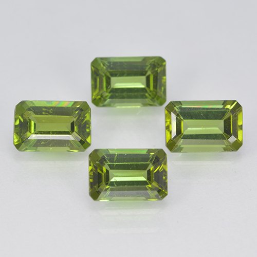 0.6ct Octagon Step Cut Yellowish Green Tourmaline Gem for sale 0.6ct Octagon Step Cut Yellowish Green Tourmaline Gem (ID: 500407)