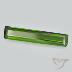 1.94 ct Green Tourmaline Stone, Natural Tourmaline in Octagon Step Cut Shape for Sale