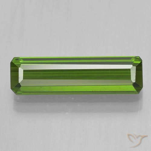 Verde medio Turmalina Gema - 1.9ct Corte octagonal (ID: 501609)