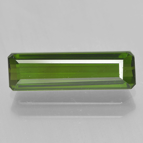 Medium Green Tourmaline Gem - 1.9ct Octagon Step Cut (ID: 501611)