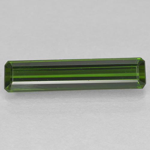 Earthy Green Tourmaline Gem - 2.3ct Octagon Step Cut (ID: 501635)
