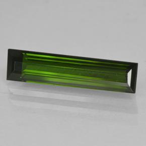 Vert foncé Tourmaline gemme - 2.3ct Baguette taillée en degrés (ID: 501639)
