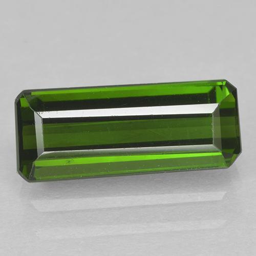 Earthy Green Tourmaline Gem - 1.9ct Octagon Step Cut (ID: 501641)