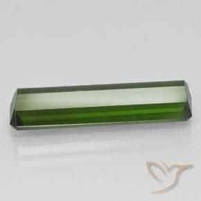 Tourmaline Gemstone in 18.1 x 4.8 mm Size for Sale, Tourmaline Stone in Dark Green Color