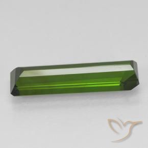 Tourmaline Gemstone in 15.7 x 4.4 mm Size for Sale, Tourmaline Stone in Dark Green Color