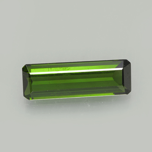 Verde terroso Turmalina Gema - 1.3ct Corte octagonal (ID: 501974)