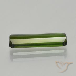 Tourmaline Gemstone in 14.2 x 3.8 mm Size for Sale, Tourmaline Stone in Deep Green Color