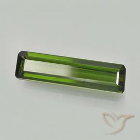 2.16 ct Green Tourmaline Stone, Natural Tourmaline in Octagon Step Cut Shape for Sale