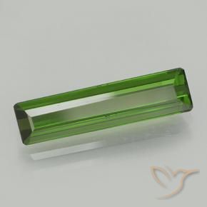 1.93 ct Green Tourmaline Stone, Natural Tourmaline in Octagon Step Cut Shape for Sale