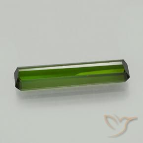 Tourmaline Gemstone in 17.3 x 4 mm Size for Sale, Tourmaline Stone in Earthy Green Color