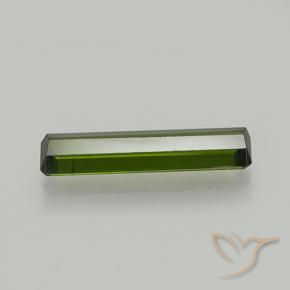 Tourmaline Gemstone in 15.9 x 4.1 mm Size for Sale, Tourmaline Stone in Earthy Green Color
