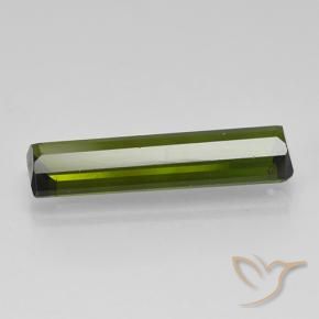 Tourmaline Gemstone in 14.4 x 3.9 mm Size for Sale, Tourmaline Stone in Deep Green Color