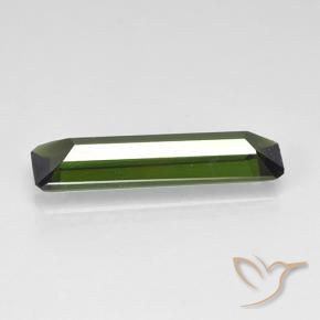 Tourmaline Gemstone in 15.1 x 4 mm Size for Sale, Tourmaline Stone in Seaweed Green Color