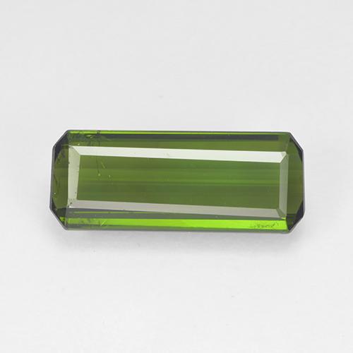 Seaweed Green Tourmaline Gem - 1.4ct Octagon Step Cut (ID: 502127)