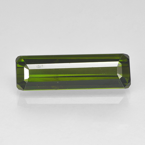 Tourmaline Vert octagon step cut du Mozambique, 13,6 x 4,2mm, poids de 1,94 ct, pierre gemme naturelle Non traité de pureté vvs-vs, 1 pièce de tourmaline, couleur Vert foncé, dureté Mohs de 7 à 7.5 convient aux bijoux de tous les jours, pierre de sagesse, Symbolise la protection, Photo A