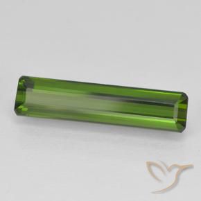 2.09 ct Green Tourmaline Stone, Natural Tourmaline in Octagon Step Cut Shape for Sale