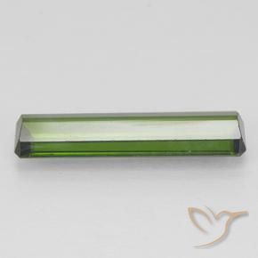 Tourmaline Gemstone in 17 x 4.2 mm Size for Sale, Tourmaline Stone in Dark Green Color