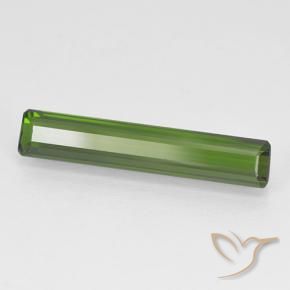 1.80 ct Green Tourmaline Stone, Natural Tourmaline in Octagon Step Cut Shape for Sale
