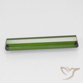 Tourmaline Gemstone in 17.9 x 3.3 mm Size for Sale, Tourmaline Stone in Seaweed Green Color
