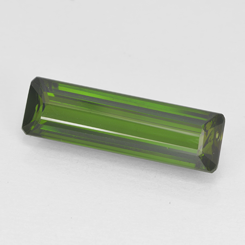 Verde oscuro Turmalina Gema - 2ct Corte octagonal (ID: 502940)