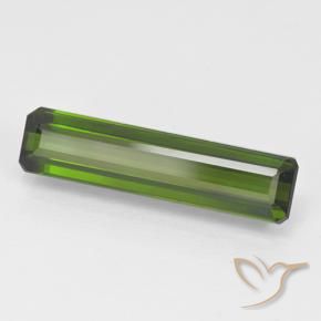 2.17 ct Green Tourmaline Stone, Natural Tourmaline in Octagon Step Cut Shape for Sale