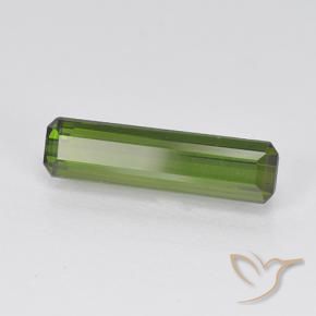 1.77 ct Green Tourmaline Stone, Natural Tourmaline in Octagon Step Cut Shape for Sale