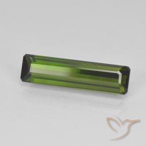 2.16 ct Green Tourmaline Stone, Natural Tourmaline in Octagon Step Cut Shape for Sale