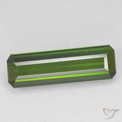 1.81ct Natural Seaweed Green Tourmaline, Emerald Cut, VVS-VS