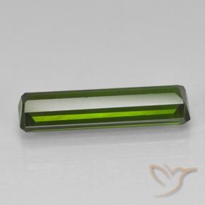 Tourmaline Gemstone in 16.1 x 4.5 mm Size for Sale, Tourmaline Stone in Dark Earthy Green Color