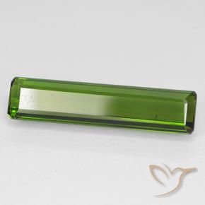 2.71 ct Green Tourmaline Stone, Natural Tourmaline in Octagon Step Cut Shape for Sale