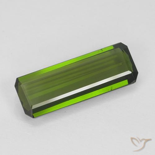 Yellowish Green Tourmaline Gem - 1.8ct Octagon Step Cut (ID: 502966)