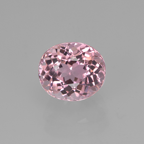 Светло-розовый Турмалин Камень - 2.2ct Фасетный Овал (ID: 503959)