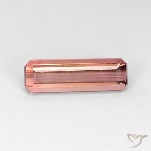 2.91 ct Pink Tourmaline Stone, Natural Tourmaline in Octagon Step Cut Shape for Sale