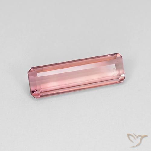1.99 ct Pink Tourmaline Stone, Natural Tourmaline in Octagon Step Cut Shape for Sale
